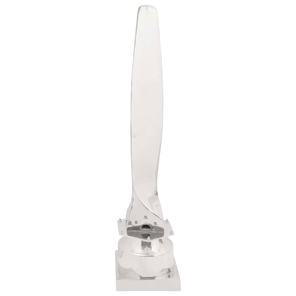 Vidaxl sculptuur zilver 26 x 26 x 110 cm aluminium