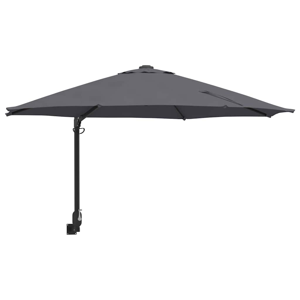 Vidaxl tuinparasol antraciet 248 x 248 x 148 cm polyester en staal