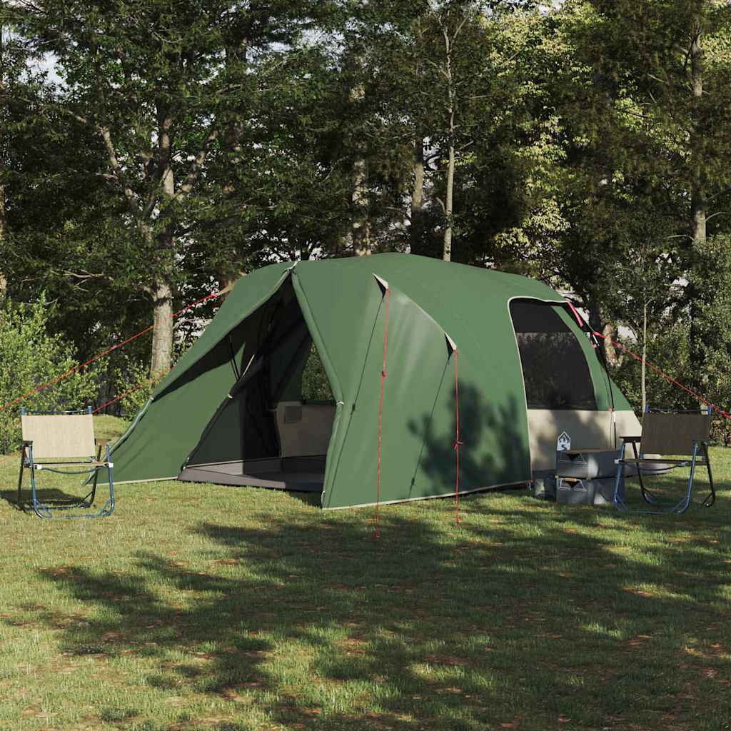 Vidaxl koepeltent met dak met opslag groen 500 x 314 x 206 cm