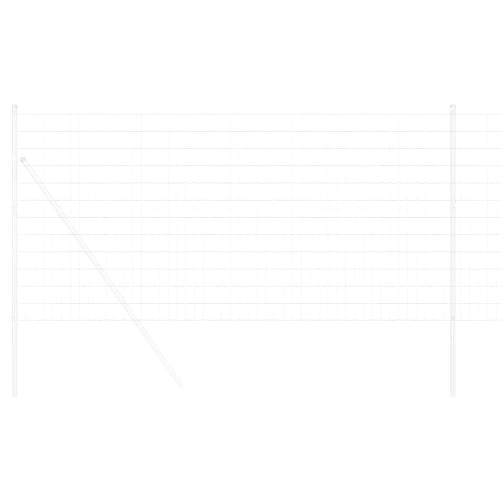 Vidaxl euro hek 1,4 x 10 m pvc-gecoat ijzer