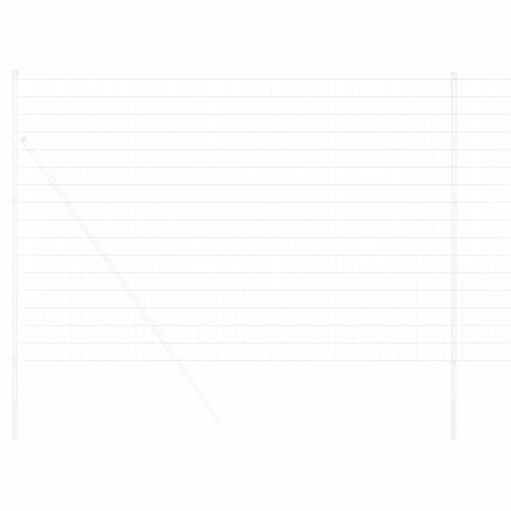 Vidaxl euro hek 1,5 x 10 m pvc-gecoat ijzer