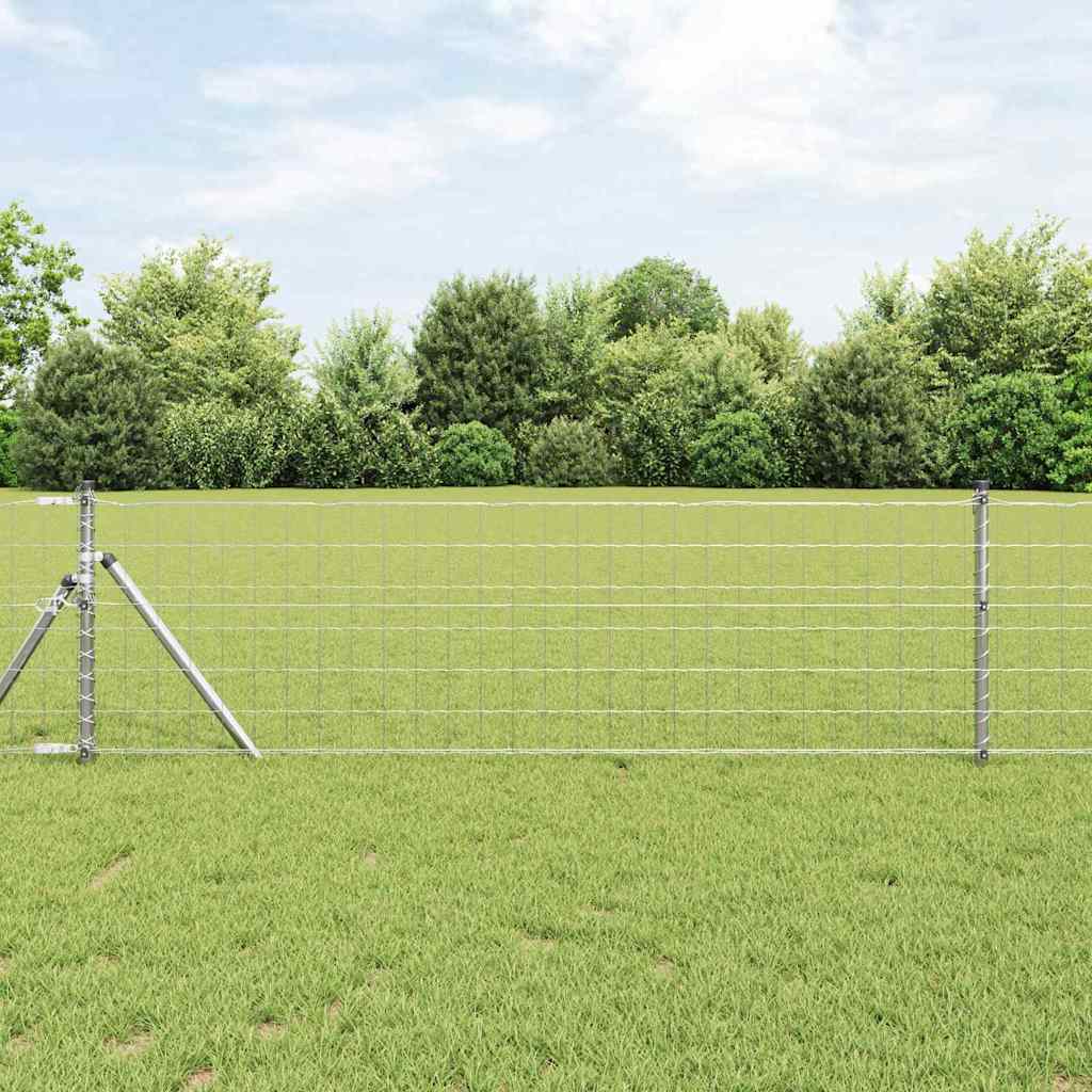 Vidaxl euro hek 0,4 x 10 m pvc-gecoat ijzer
