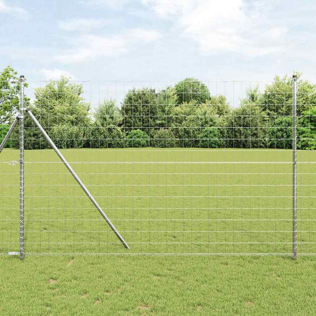 Vidaxl euro hek 1,6 x 10 m pvc-gecoat ijzer