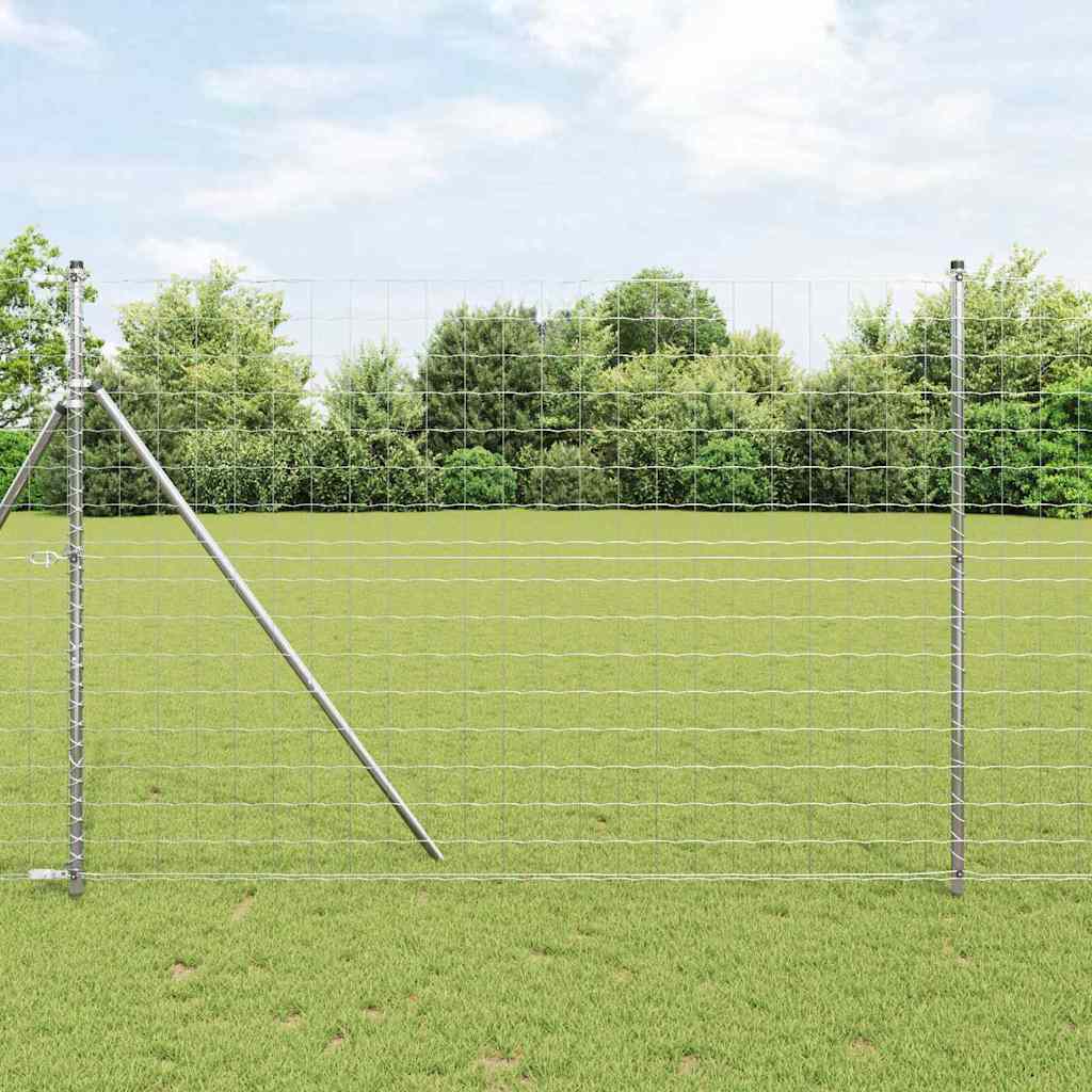 Vidaxl euro hek 1,5 x 10 m pvc-gecoat ijzer