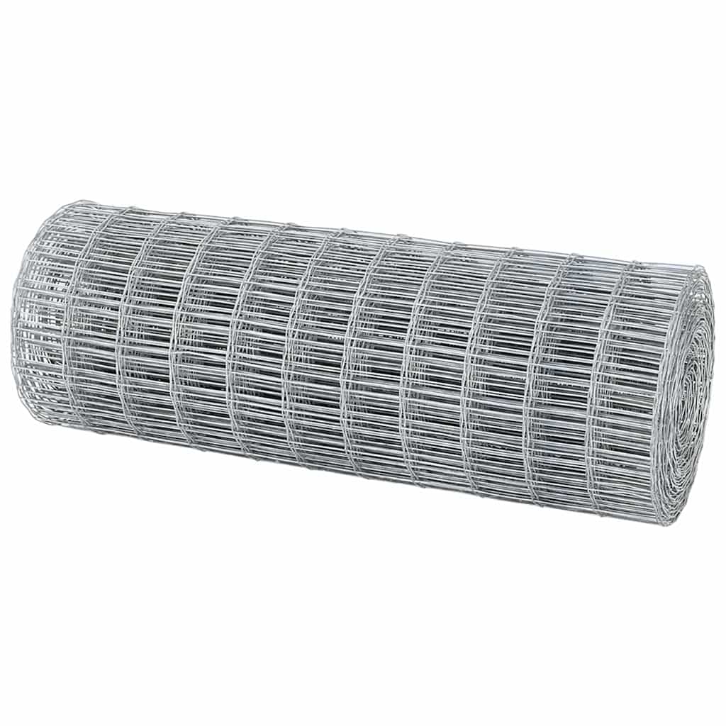 Vidaxl euro hek 0,4 x 25 m pvc-gecoat ijzer
