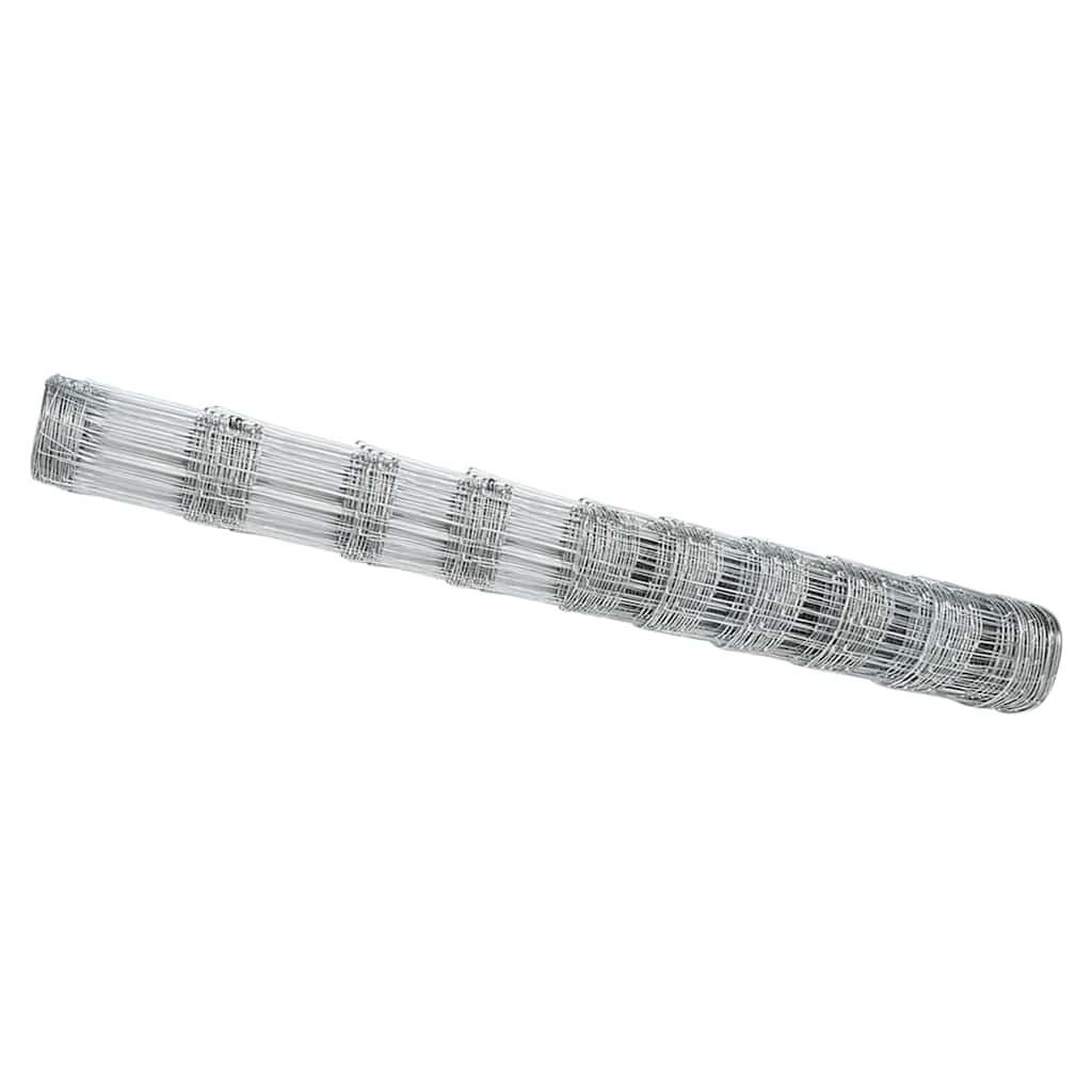 Vidaxl weidehekwerk zilver 25 x 1,2 m gegalvaniseerd staal