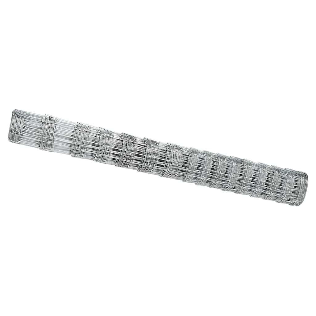Vidaxl weidehekwerk zilver 25 x 1,2 m gegalvaniseerd staal
