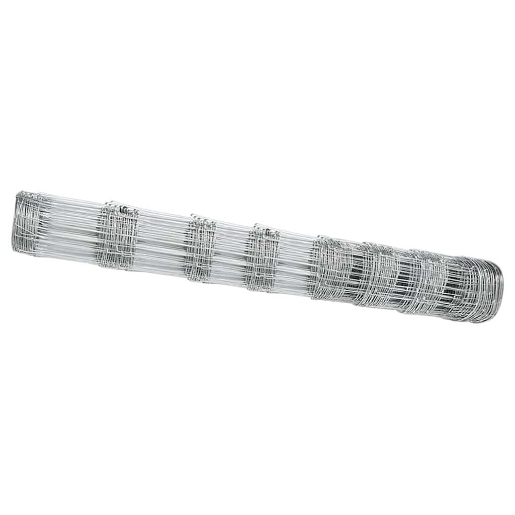 Vidaxl weidehekwerk zilver 50 x 1 m gegalvaniseerd staal
