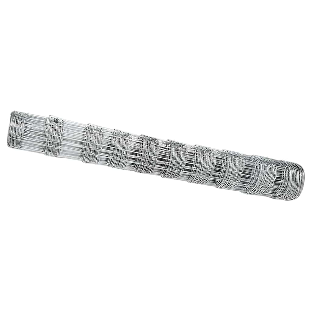 Vidaxl weidehekwerk zilver 50 x 1 m gegalvaniseerd staal