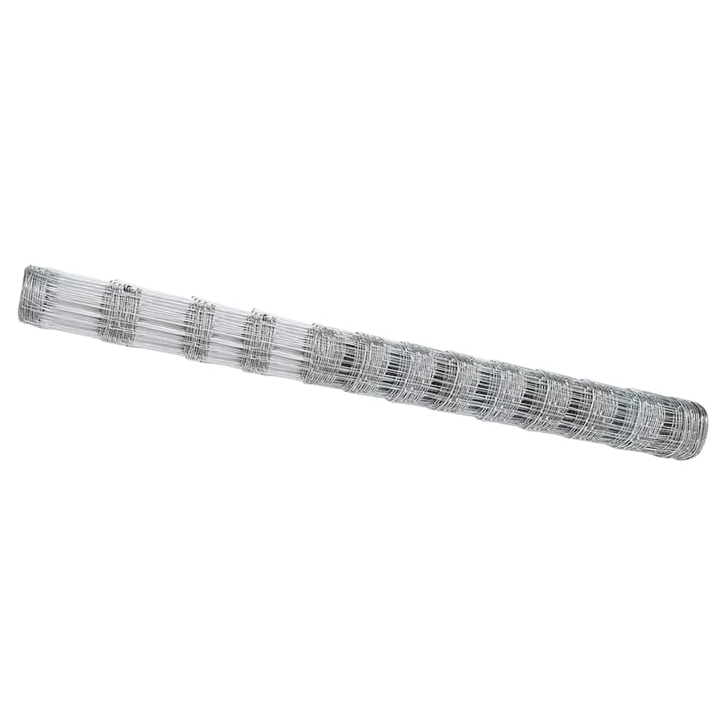 Vidaxl weidehekwerk zilver 50 x 1,4 m gegalvaniseerd staal