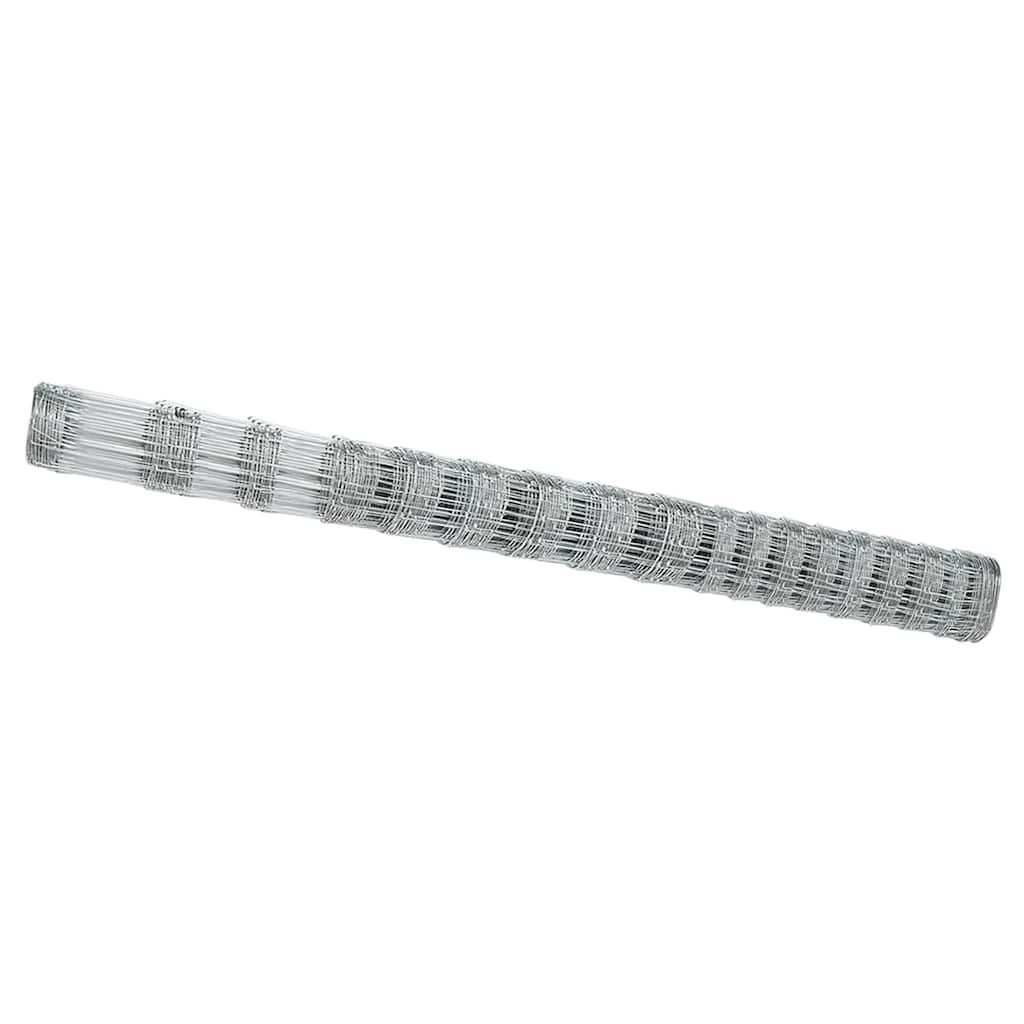 Vidaxl weidehekwerk zilver 50 x 1,5 m gegalvaniseerd staal