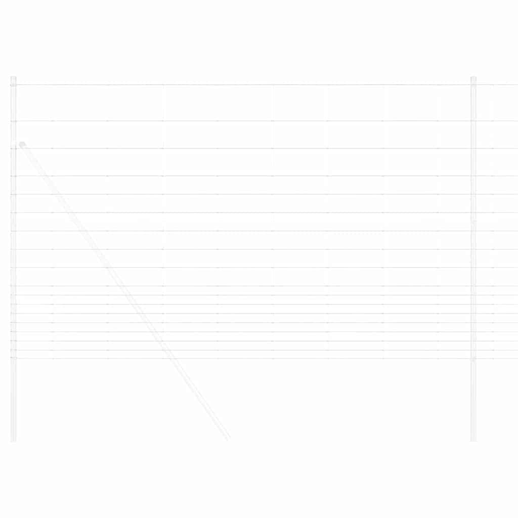 Vidaxl weidehekwerk zilver 50 x 1,5 m gegalvaniseerd staal