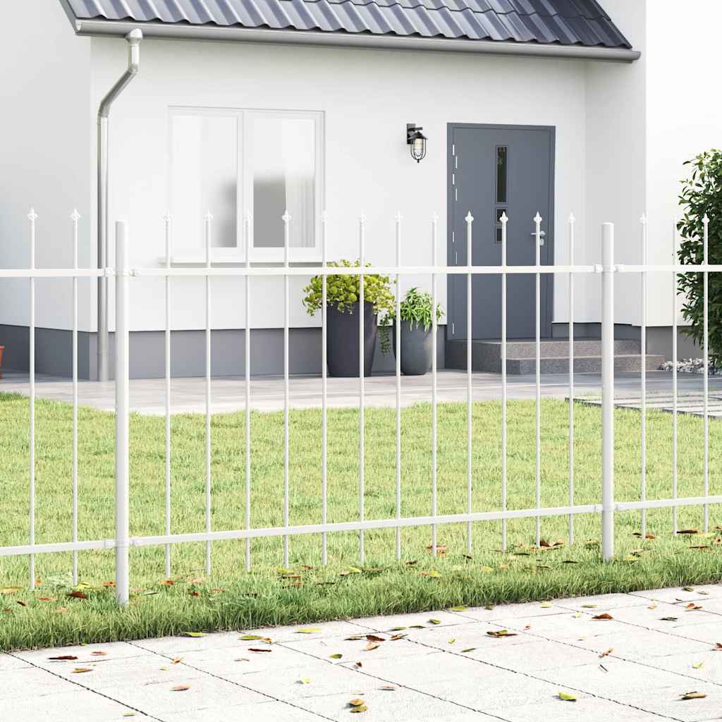 Vidaxl tuinhek wit 1,7 x 1 m poedercoating staal