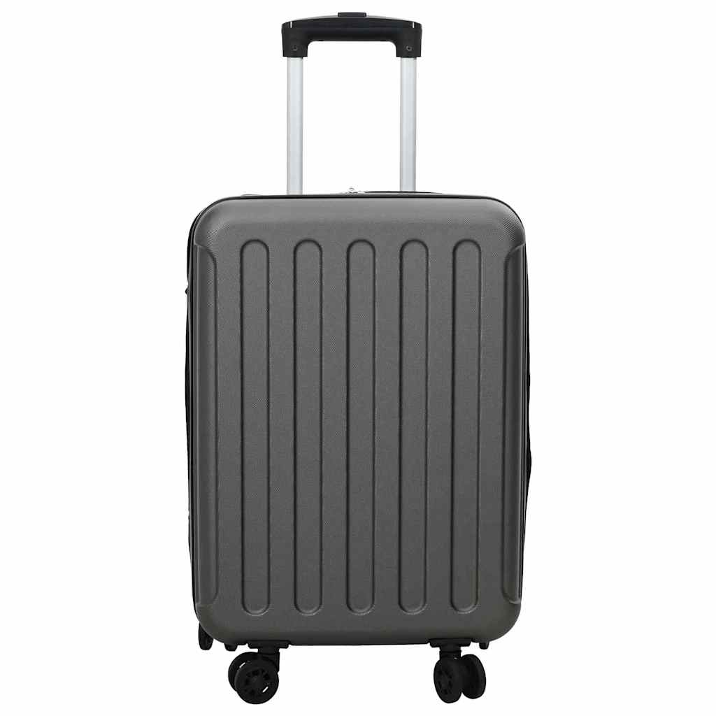 Vidaxl koffer met slot donkergrijs 34 x 23 x 55.5 cm abs kunststof