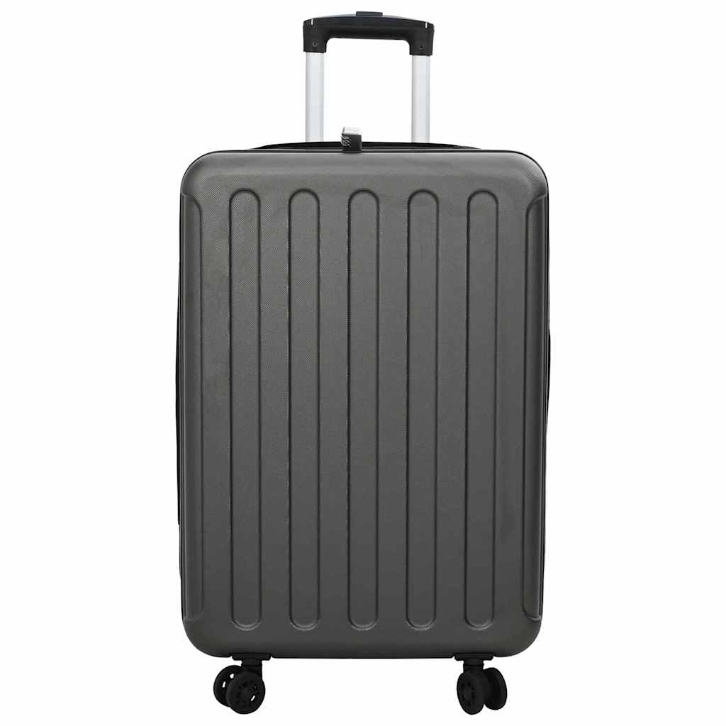 Vidaxl koffer met slot donkergrijs 43 x 27 x 66 cm abs kunststof