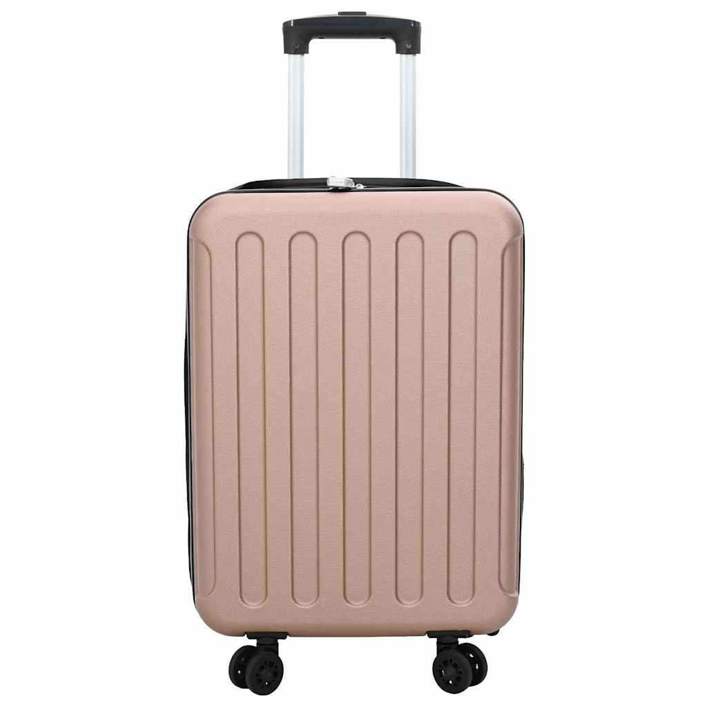 Vidaxl koffer met slot roségoud 34 x 23 x 55.5 cm abs kunststof