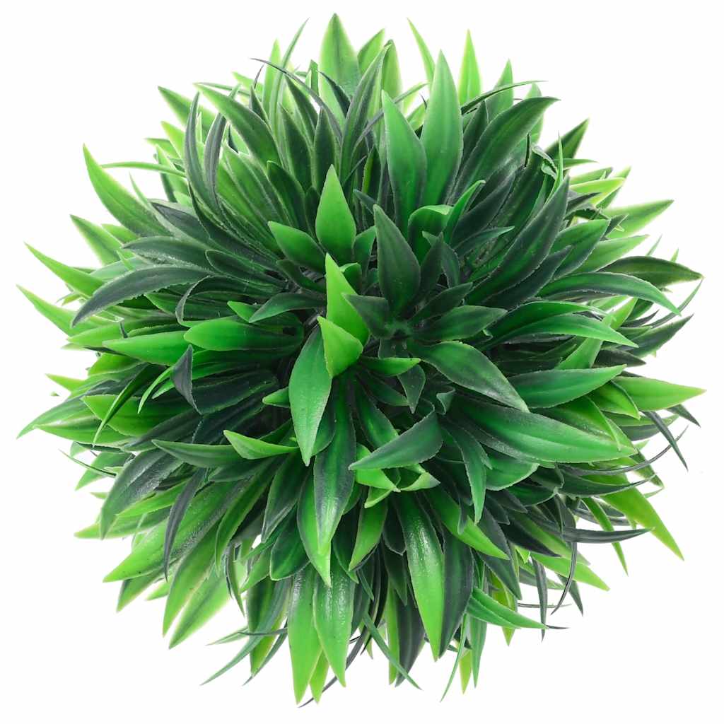 Vidaxl kunstbuxusballen met led-verlichting 2 st 30 cm groen