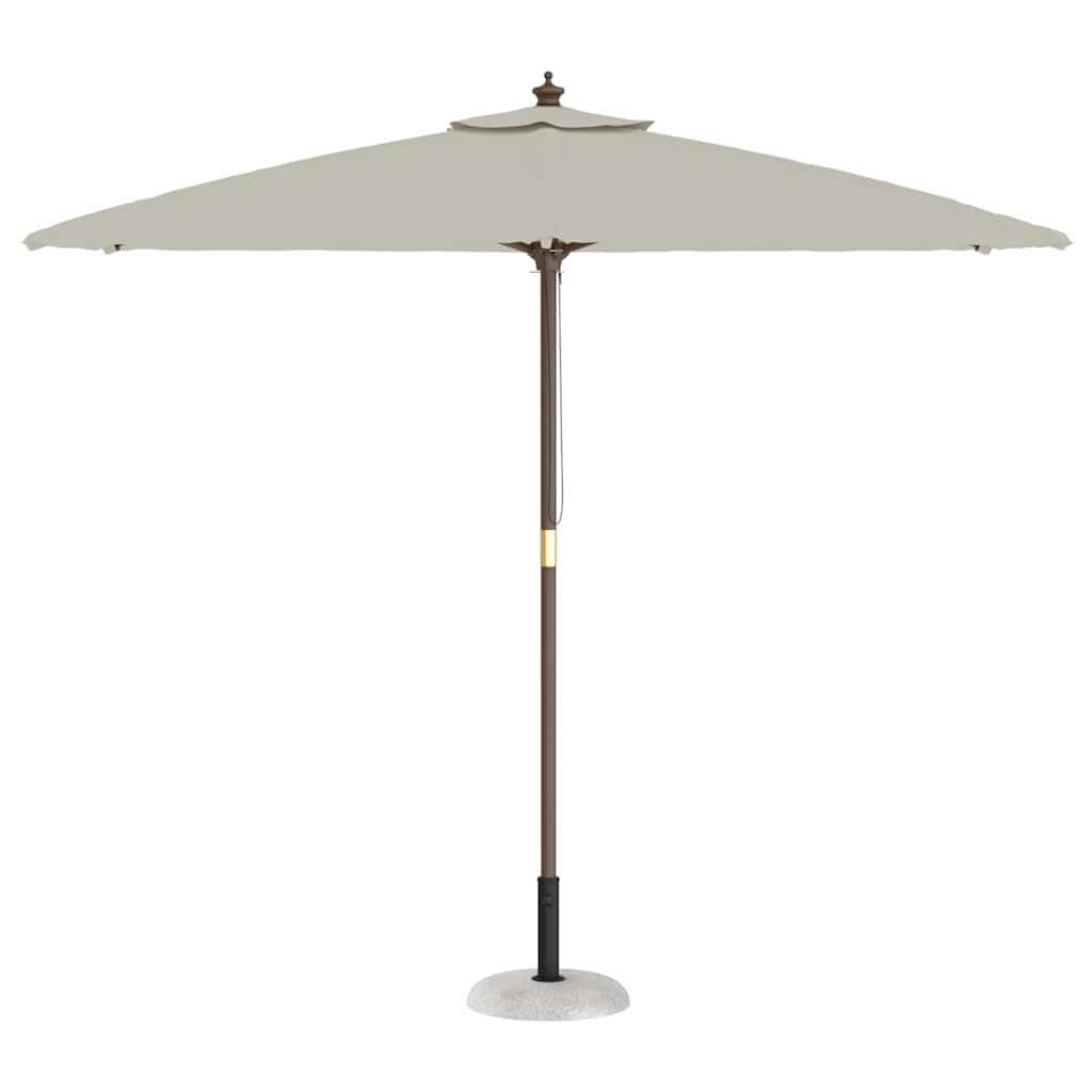 Vidaxl parasolvoet lichtgrijs ø 45 x 33 cm betonkleurig