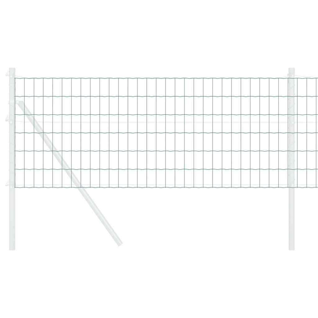 Vidaxl euro hek groen 0,4 x 50 m pvc-gecoat ijzer