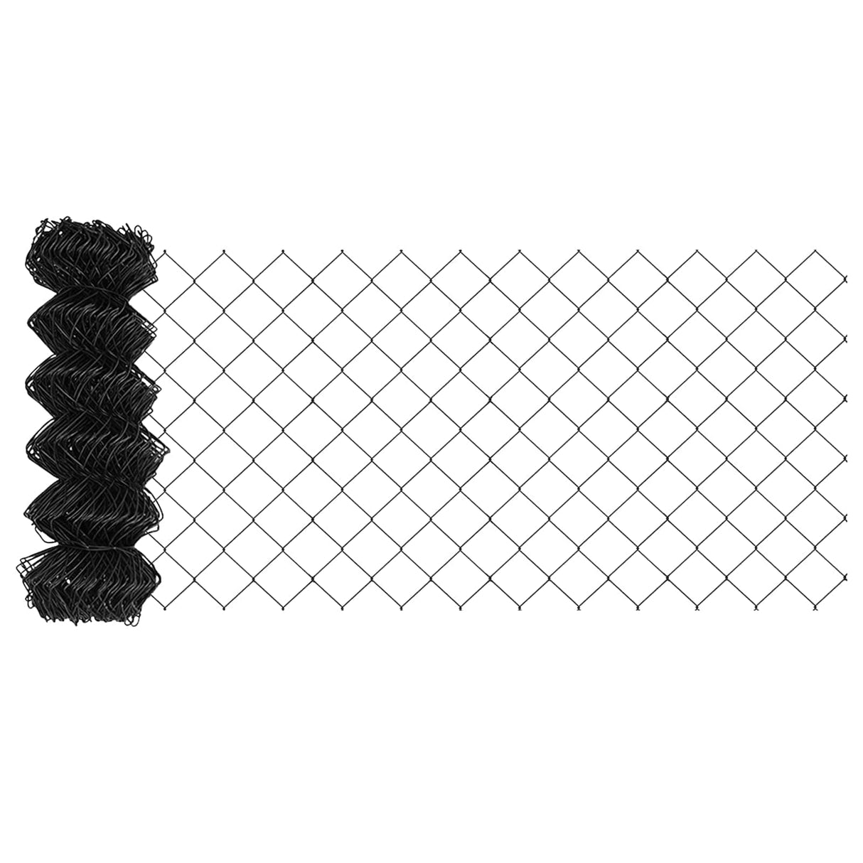 Vidaxl kettenschakelhek grijs 10 x 0,4 m staal
