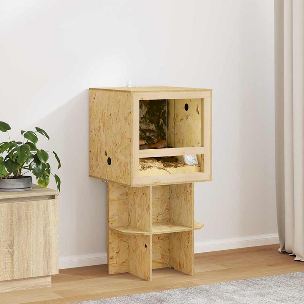 Vidaxl terrarium bruin 50 x 50 x 100 cm osb