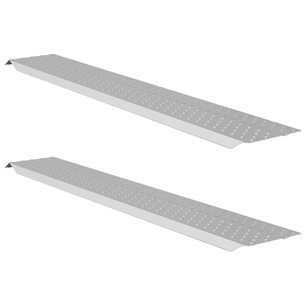 Vidaxl laadhelling 200 kg zilver 159 x 23 x 5 cm gegalvaniseerd staal
