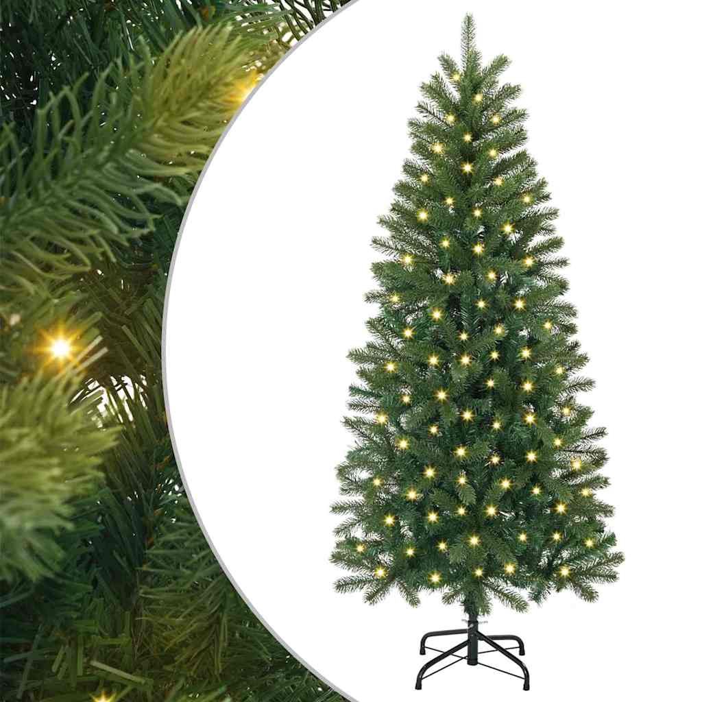 Vidaxl kunstkerstboom met 150 led met standaard groen 150 cm pe en pvc