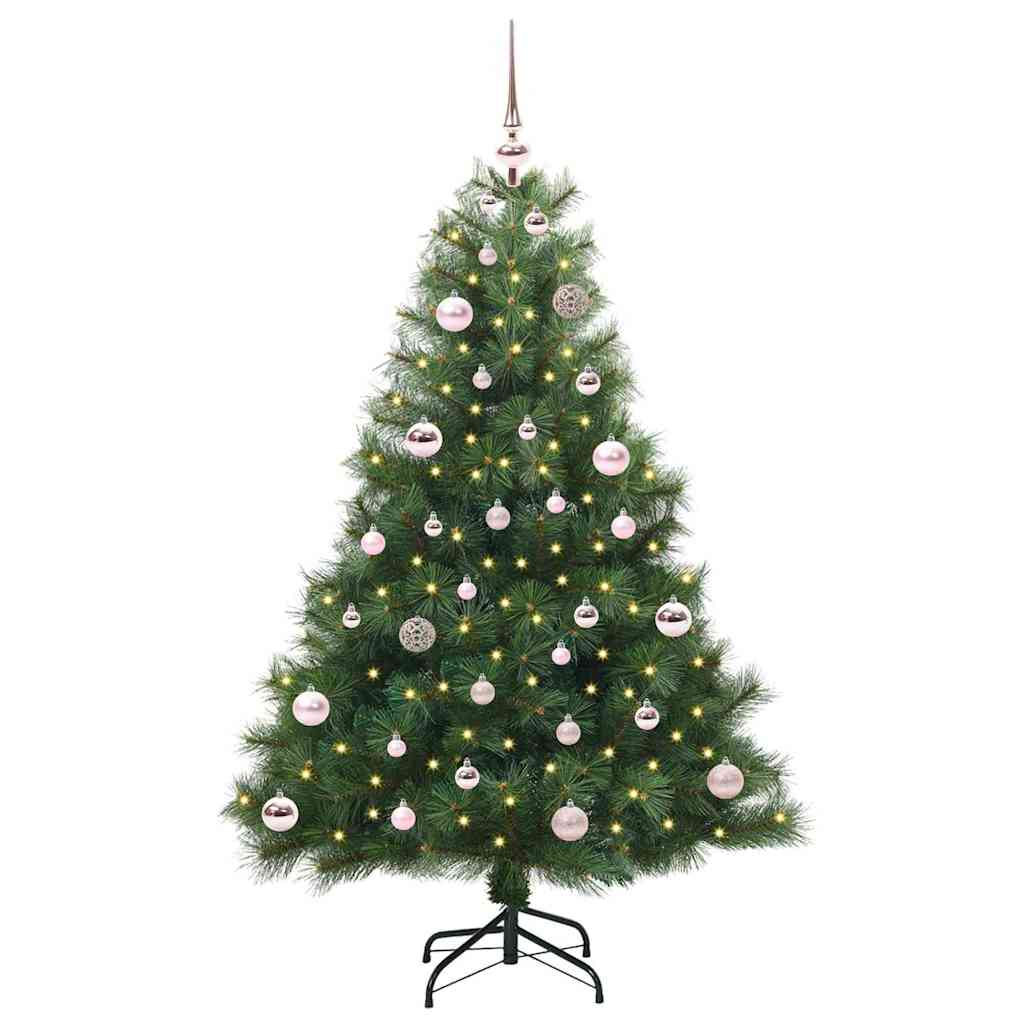 Vidaxl kunstkerstboom met 150 led met standaard groen 150 cm pe en pvc