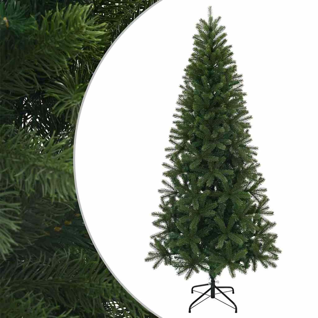 Vidaxl kunstkerstboom met standaard groen 180 cm pvc, pe en staal