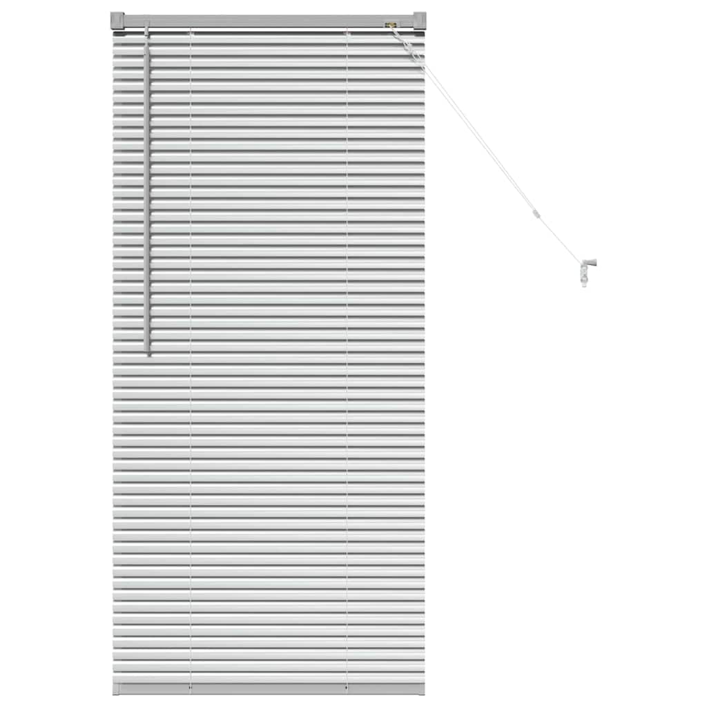 Vidaxl venetiaanse jaloezieën zilver 130 x 65 cm aluminium