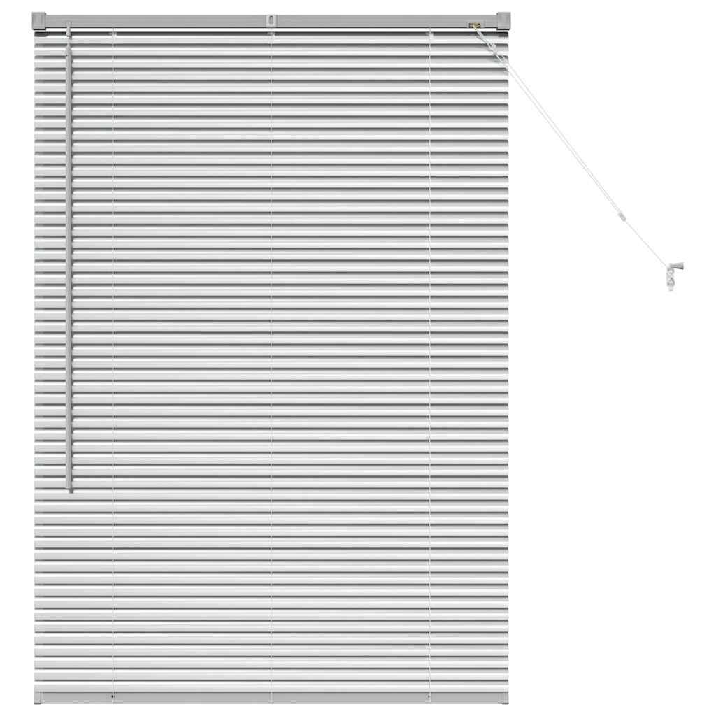 Vidaxl venetiaanse jaloezieën zilver 130 x 85 cm aluminium