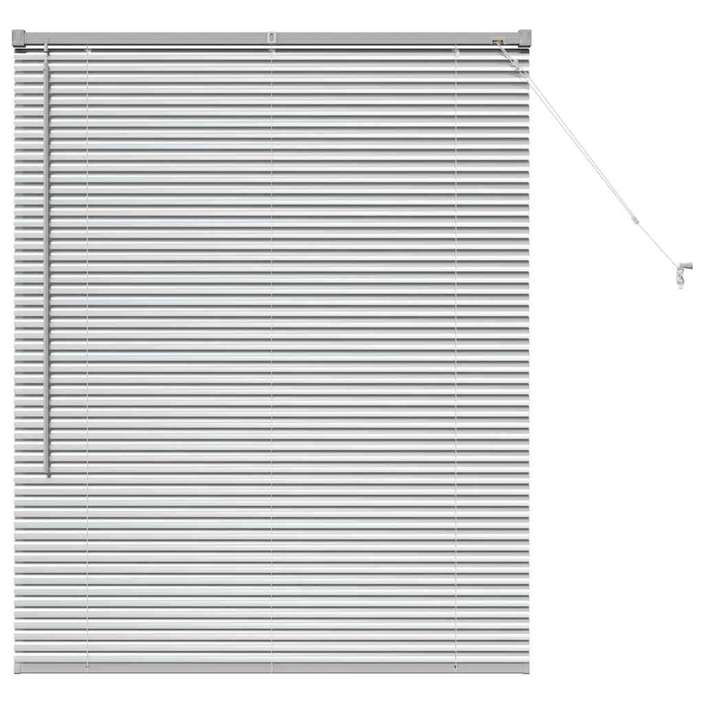 Vidaxl venetiaanse jaloezieën zilver 130 x 105 cm aluminium