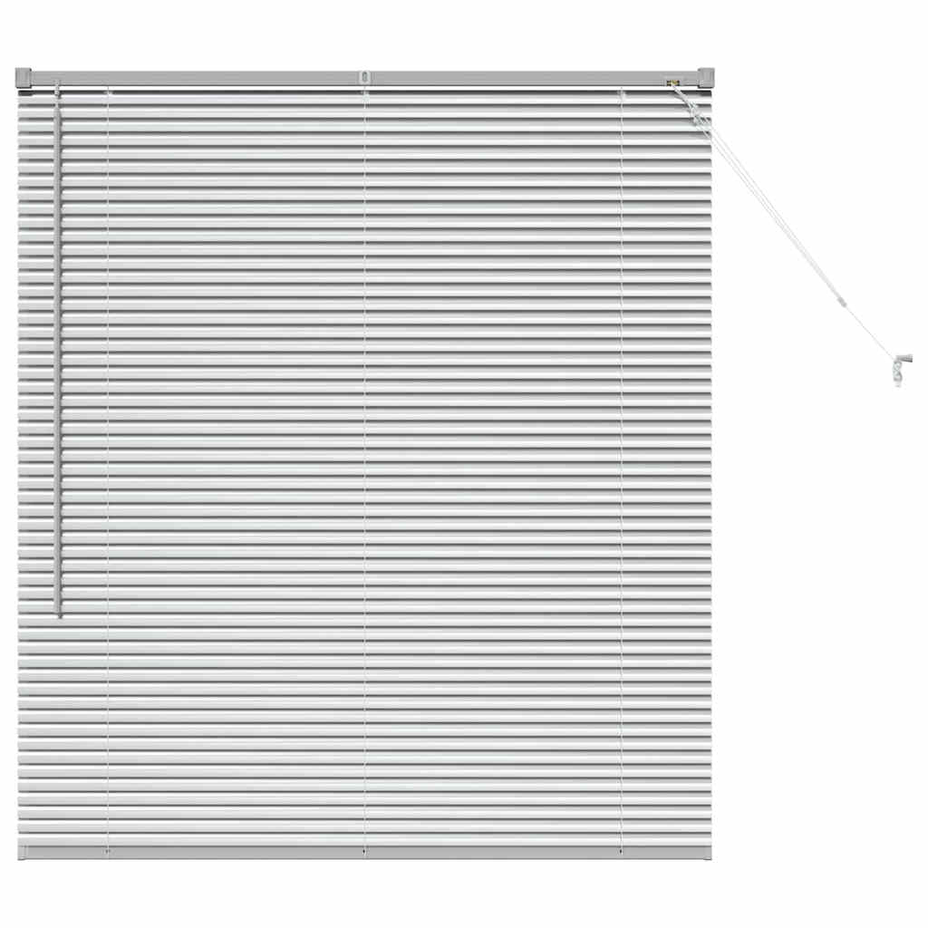 Vidaxl venetiaanse jaloezieën zilver 130 x 110 cm aluminium