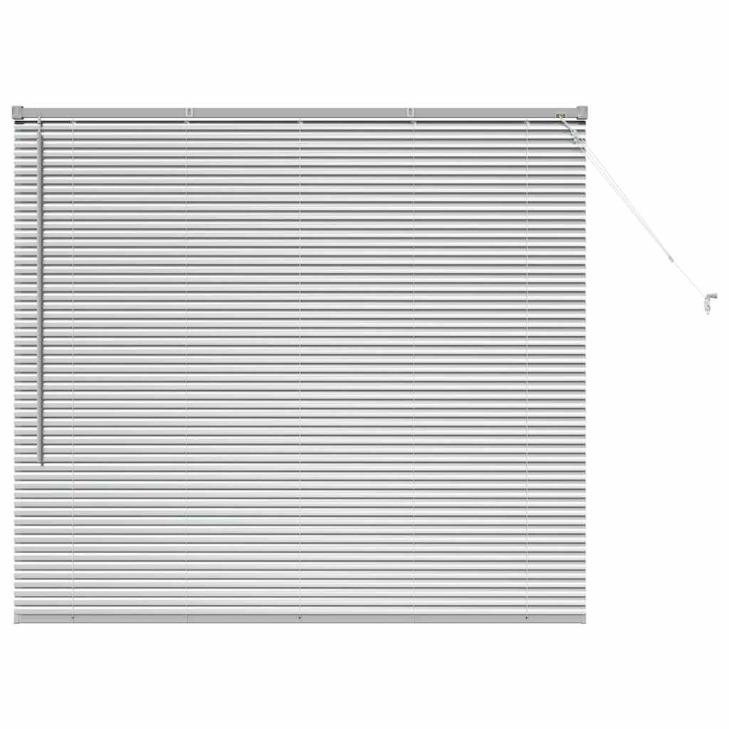 Vidaxl venetiaanse jaloezieën zilver 130 x 145 cm aluminium