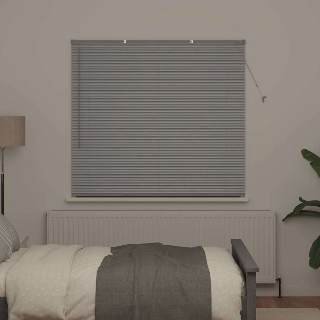 Vidaxl venetiaanse jaloezieën zilver 130 x 150 cm aluminium