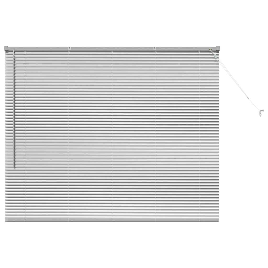 Vidaxl venetiaanse jaloezieën zilver 130 x 155 cm aluminium