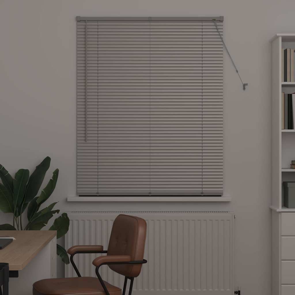 Vidaxl venetiaanse jaloezieën zilver 175 x 100 cm aluminium