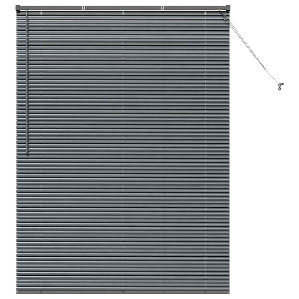 Vidaxl venetiaanse jaloezieën donkergrijs 175 x 130 cm aluminium