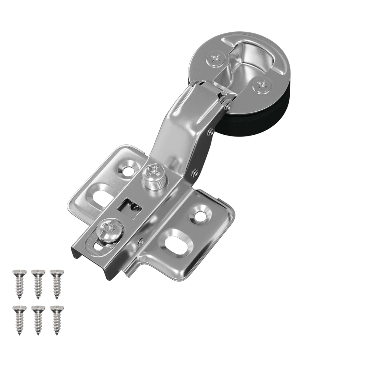 Vidaxl scharnier 123 pcs zilver 35 mm ijzer