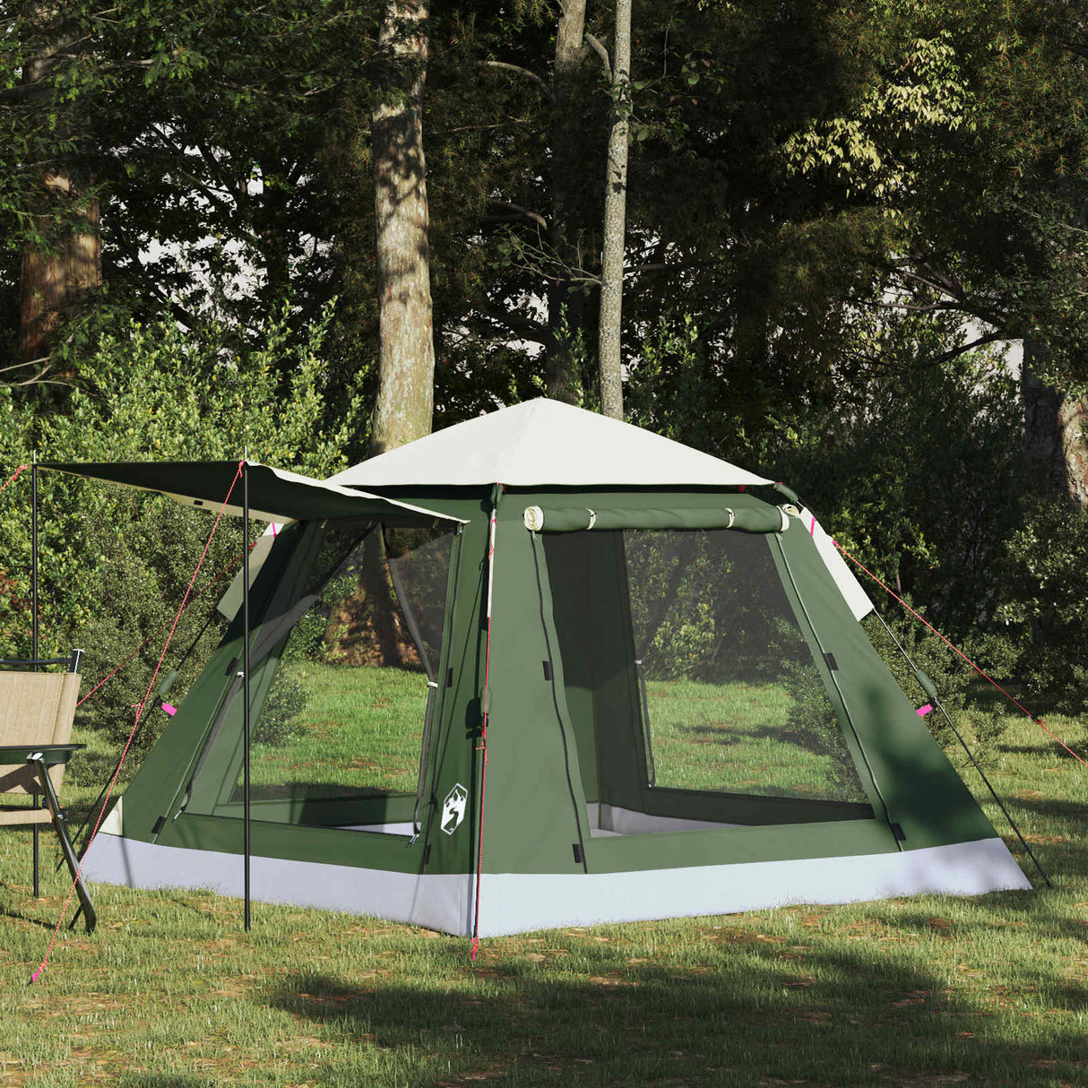 Vidaxl instant tent met regenfly voor 3 personen met snelle bevrijding