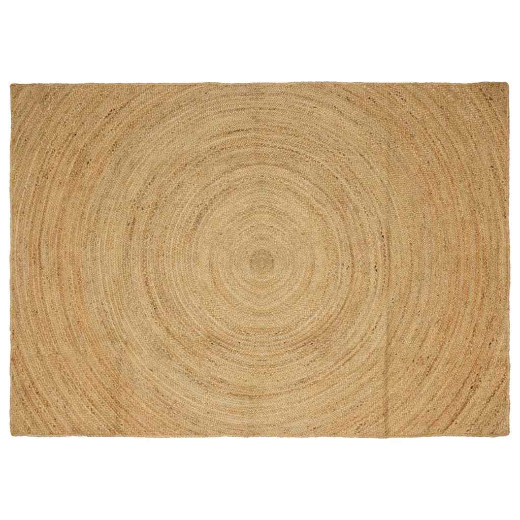Vidaxl vloerkleden rechthoekig bruin 200 x 290 cm jute