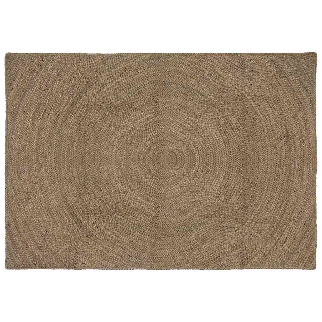 Vidaxl vloerkleden rechthoekig grijs 140 x 200 cm jute