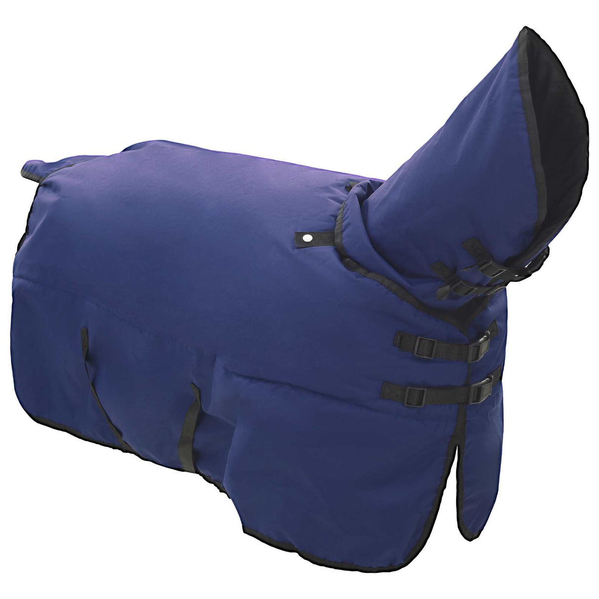 Vidaxl paardendeken donkergroen en zwart 105 cm polyester