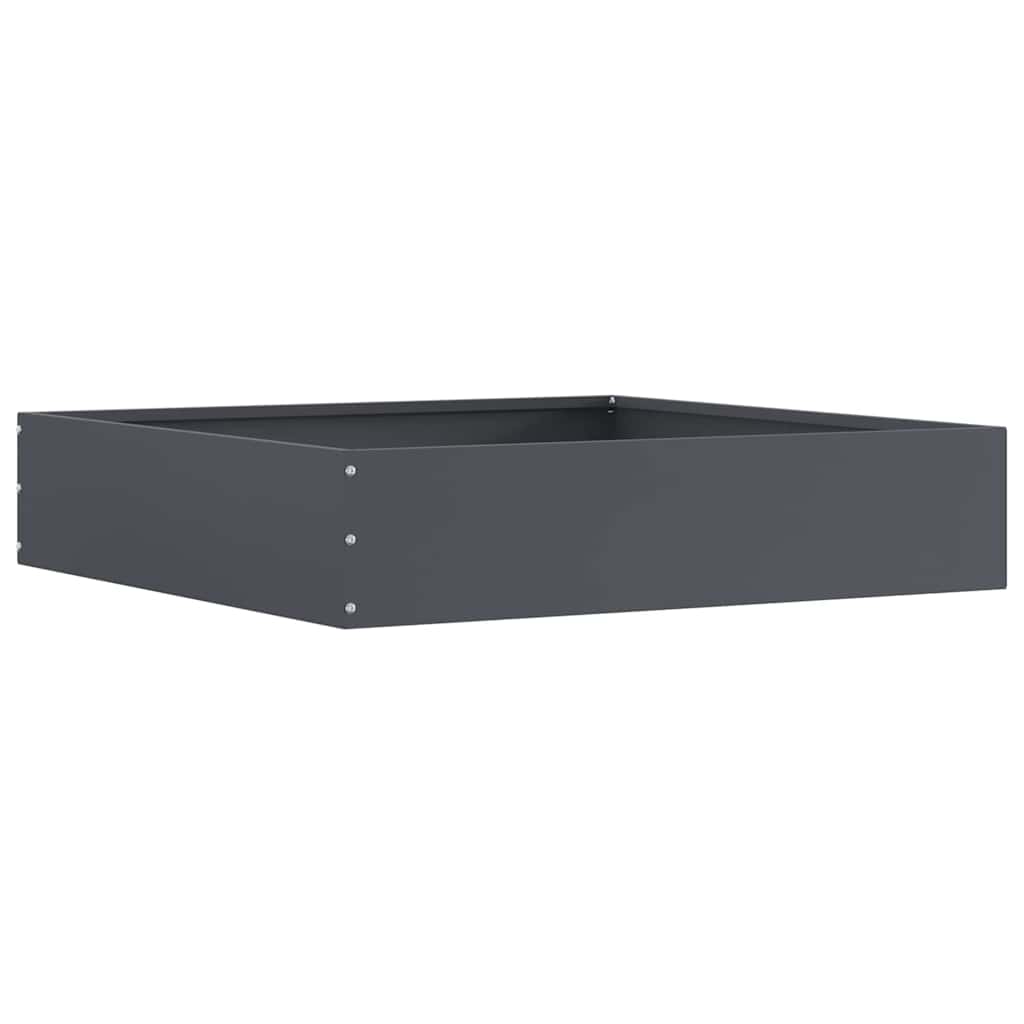 Vidaxl tuinrand antraciet 60 x 60 x 13 cm staal