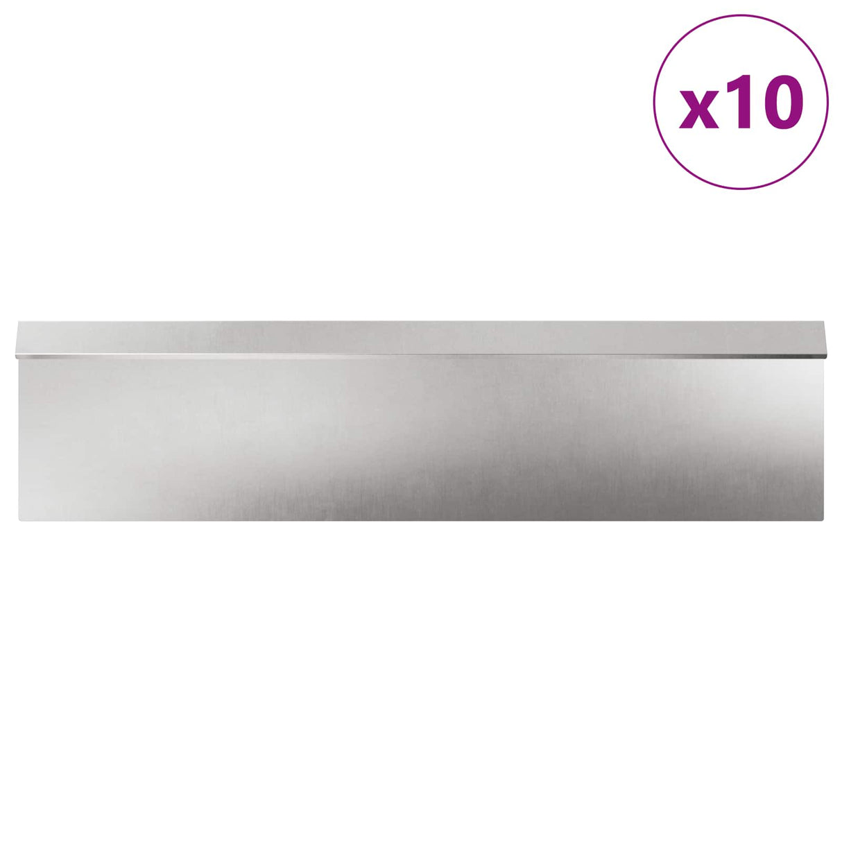 Vidaxl slakkenhekken 16 pcs zilver roestvrij staal