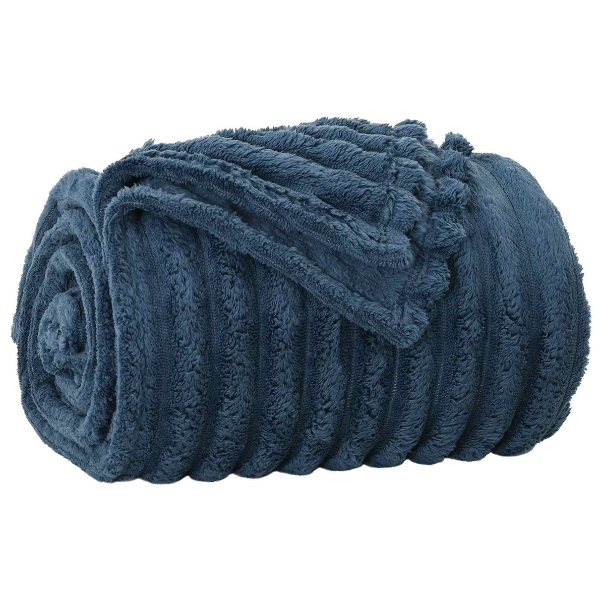 Vidaxl gooi deken marineblauw 150 x 130 cm fleece