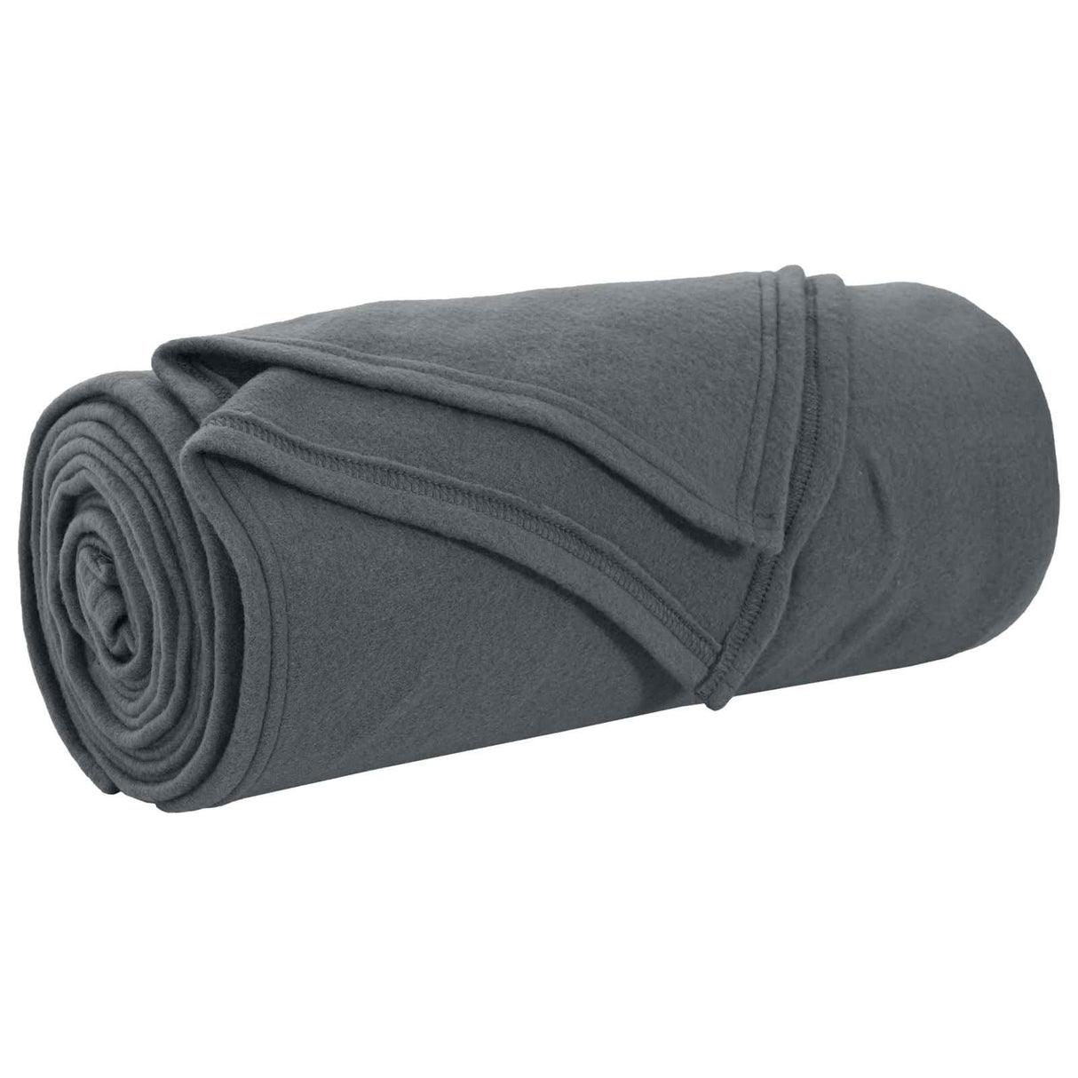 Vidaxl gooi deken donkergrijs 240 x 220 cm fleece