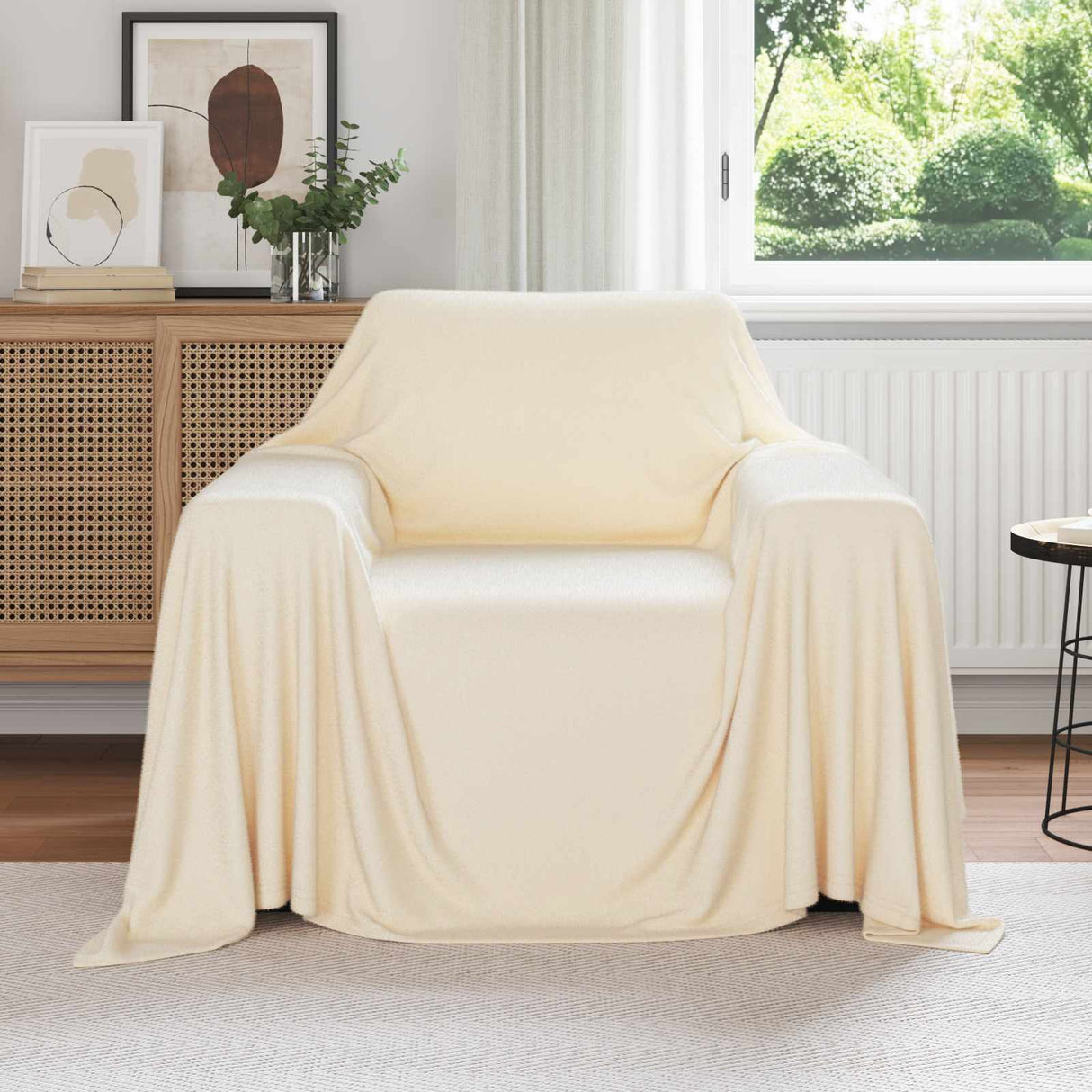 Vidaxl kleden 6 pcs crème 210 x 140 cm fleece