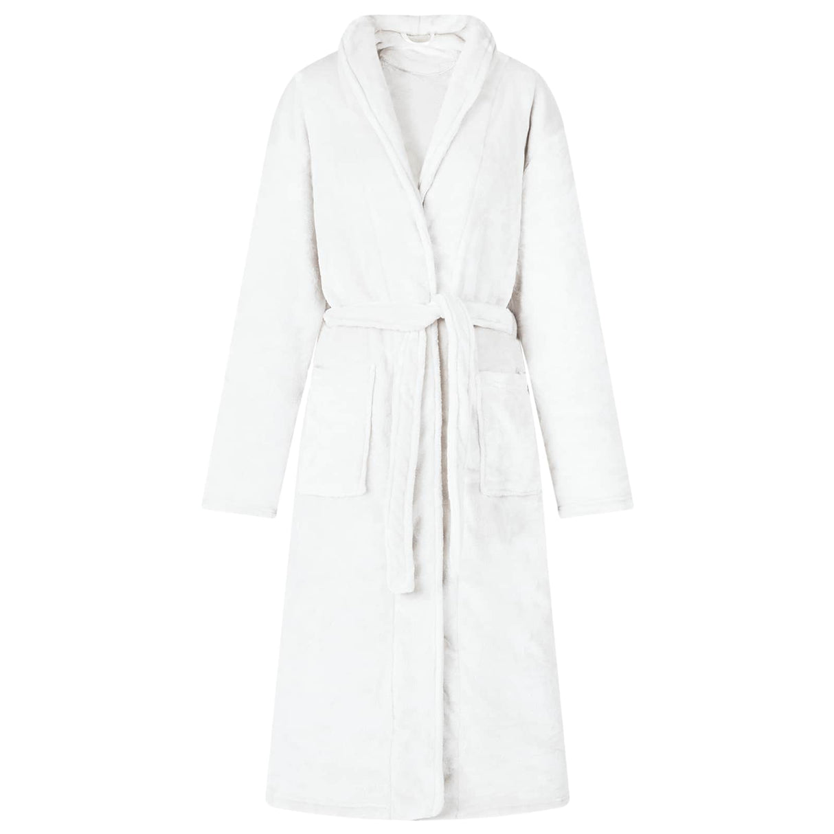 Vidaxl badjas zonder kap wit s flanel