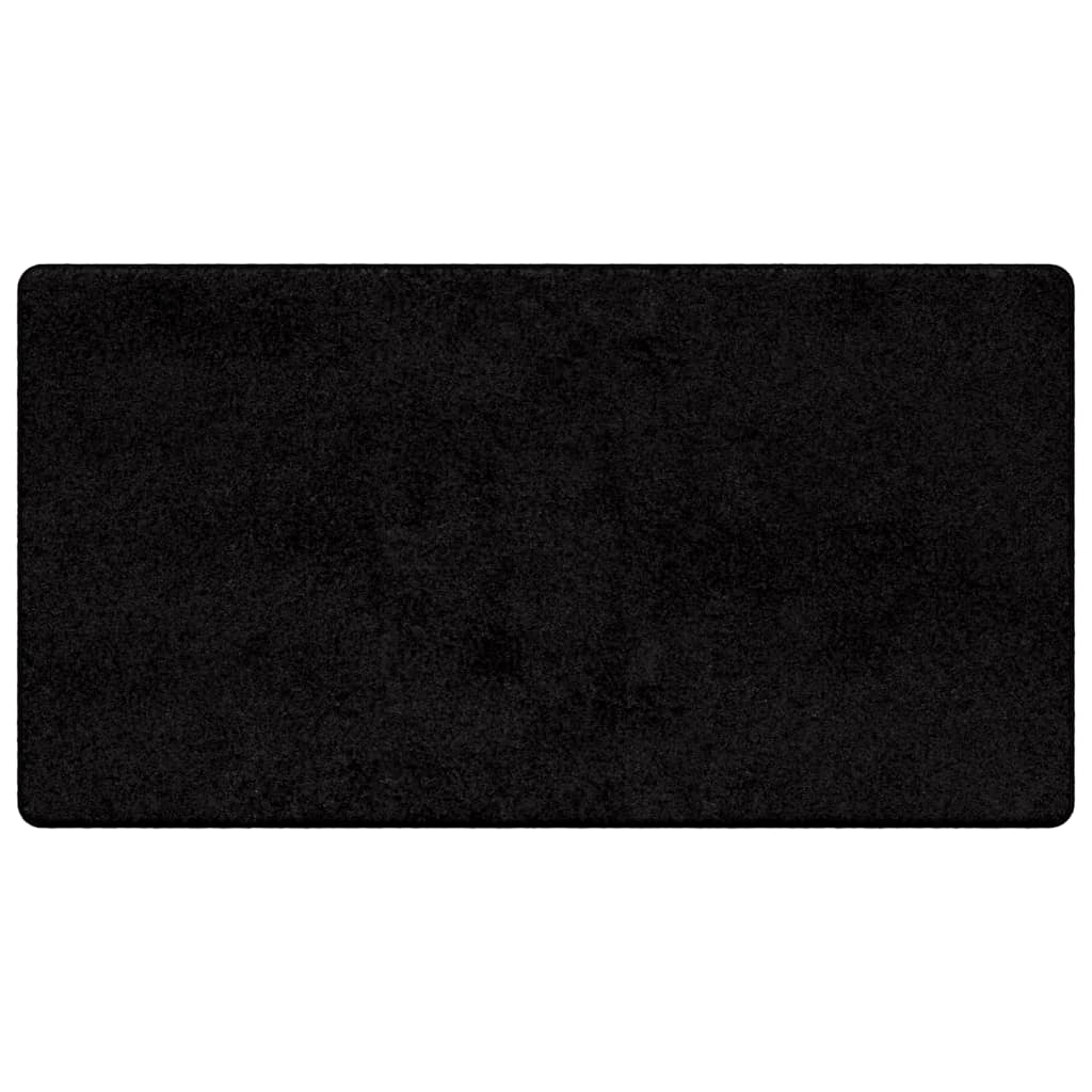 Vidaxl tapijt loper zwart 80 x 150 cm 100% polypropylene tuft